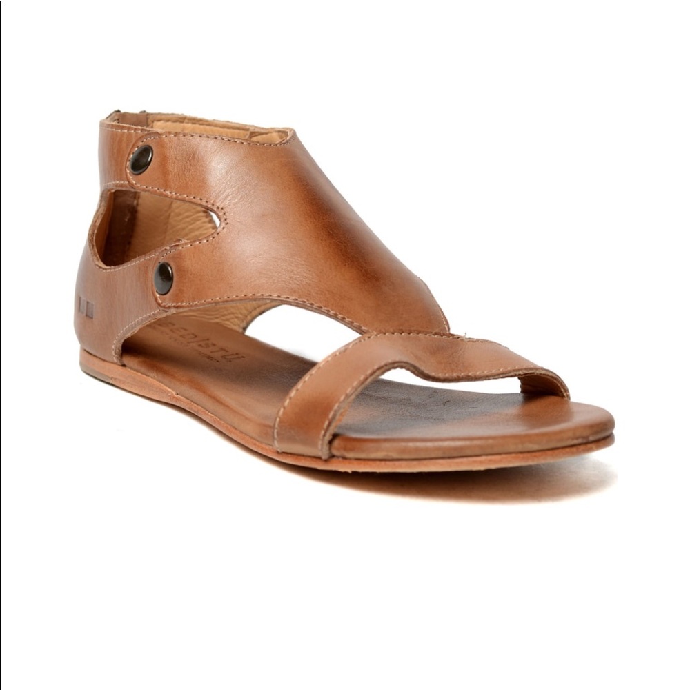 Bed Stu Soto Sandal Tan Rustic Leather